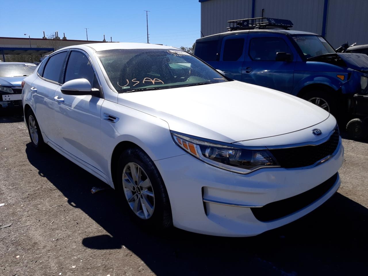 KIA OPTIMA LX 2016 with VIN 5XXGT4L36GG036593 - Photo from auction
