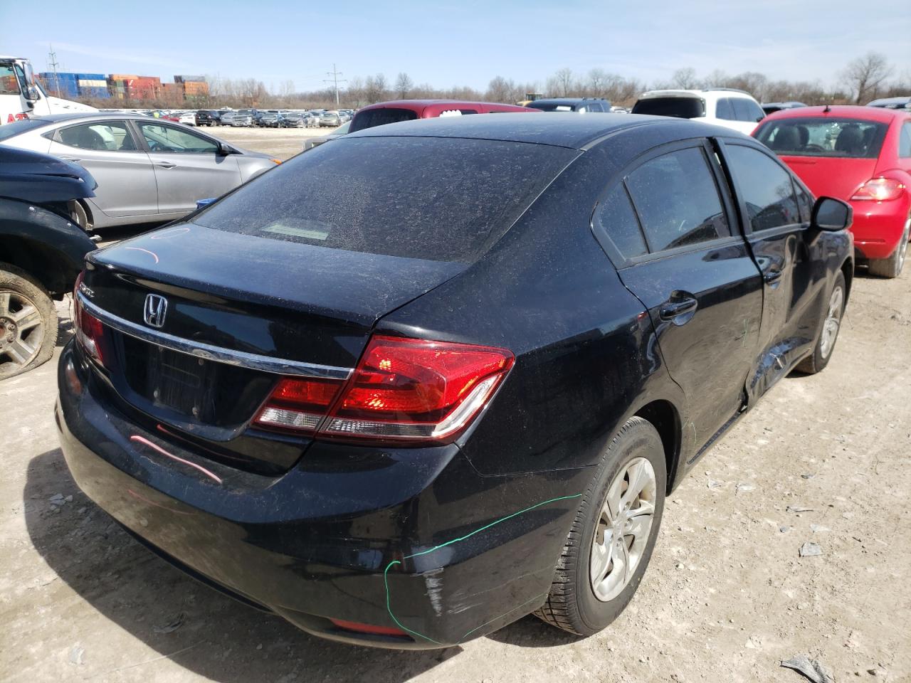 Photo 4 from auction – 2013 HONDA CIVIC LX with VIN 19XFB2F59DE007920