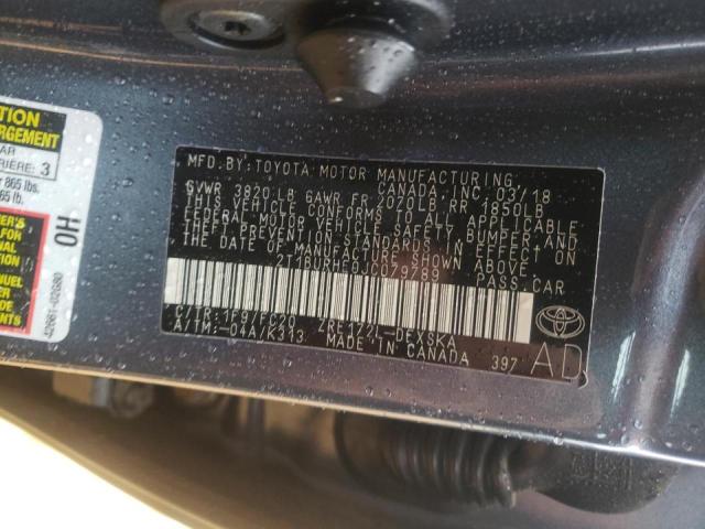 Photo 10 from auction – 2018 TOYOTA COROLLA L with VIN 2T1BURHE0JC079789