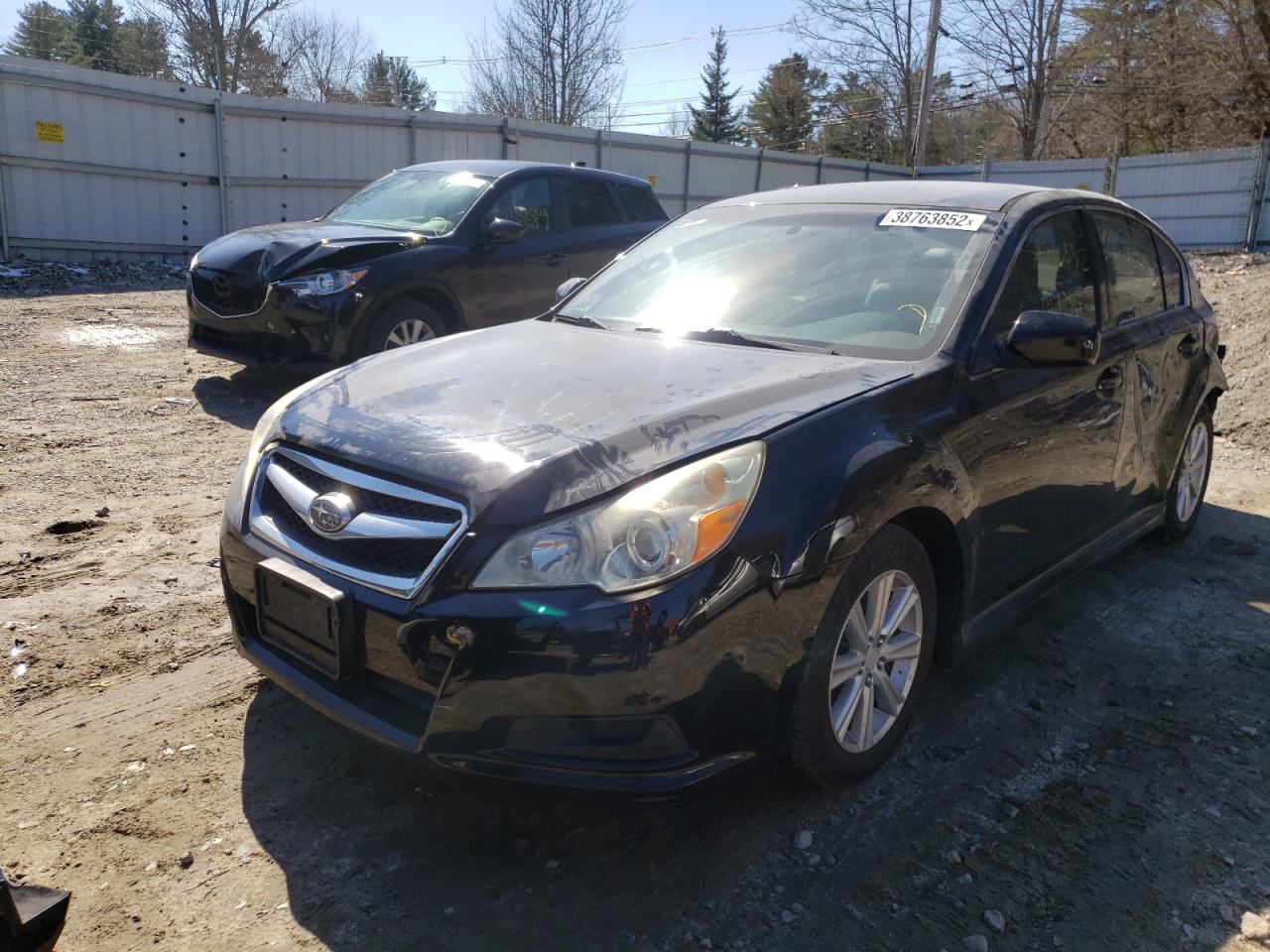 Фото 2 с аукциона – 2011 SUBARU LEGACY 2.5 с VIN 4S3BMBC64B3217268
