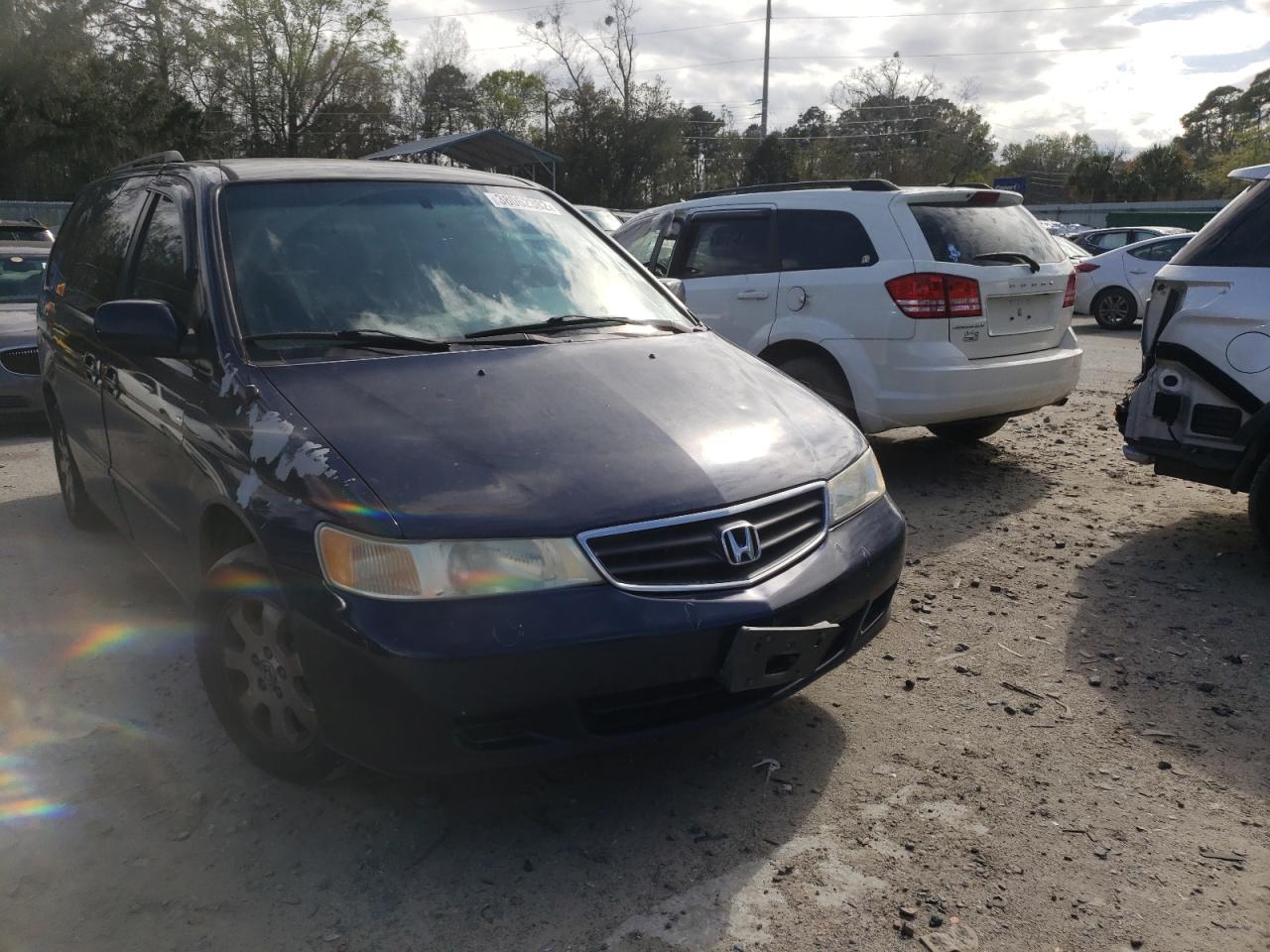 HONDA ODYSSEY EX 2004 with VIN 5FNRL18694B049928 - Photo from auction