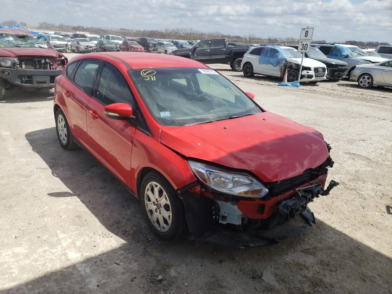 FORD FOCUS SE 2012 with VIN 1FAHP3K21CL341026 - Photo from auction