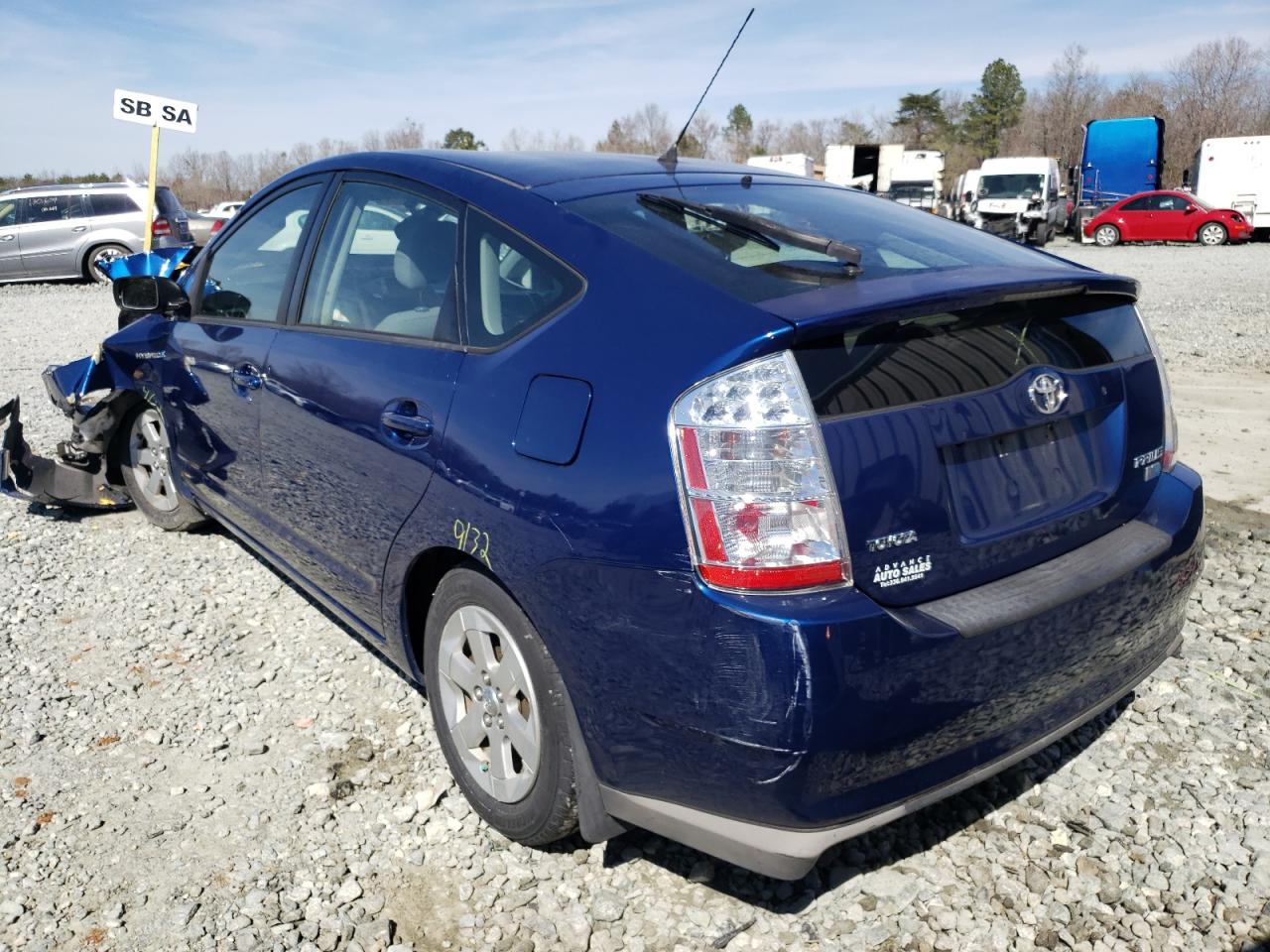 Photo 3 from auction – 2008 TOYOTA PRIUS with VIN JTDKB20U487791430