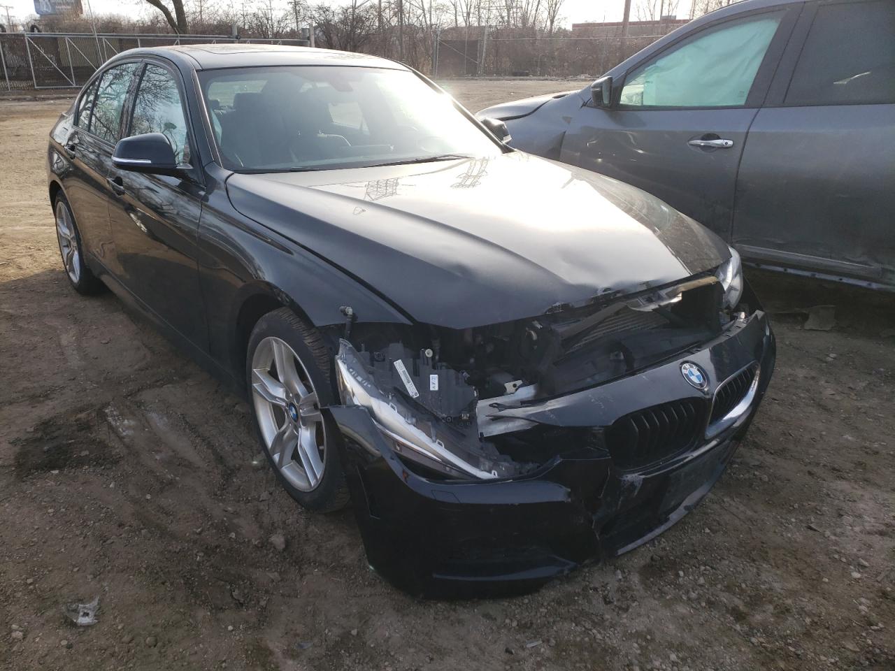 BMW 335 XI 2014 with VIN WBA3B9G52ENR92596 - Photo from auction