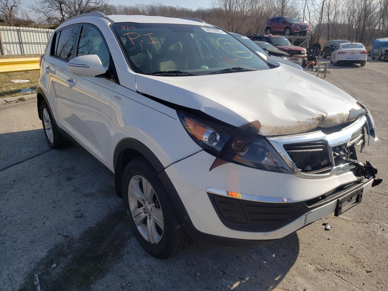 KIA SPORTAGE L 2012 with VIN KNDPBCA27C7250549 - Photo from auction