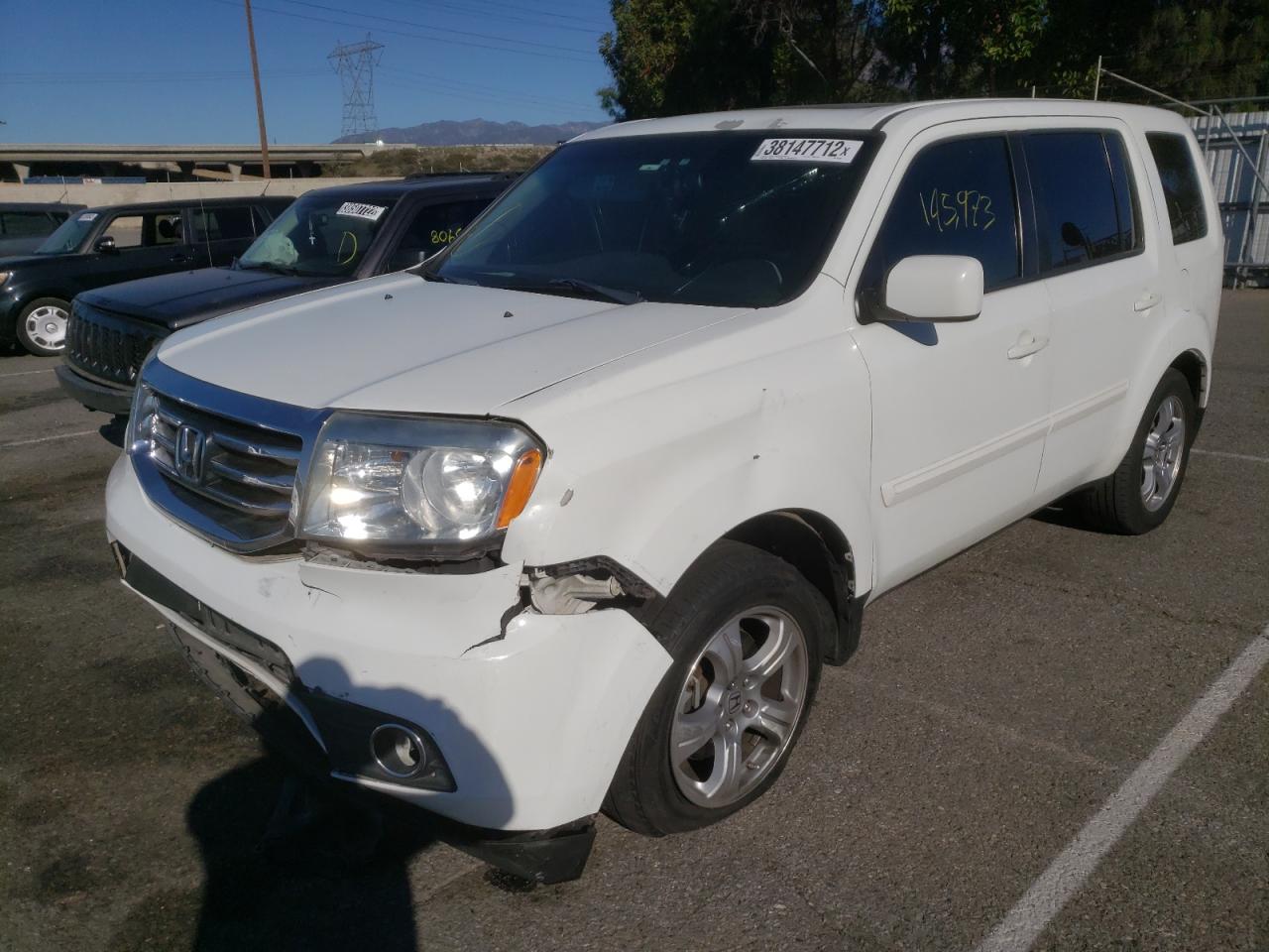 Photo 2 from auction – 2013 HONDA PILOT EXL with VIN 5FNYF3H60DB024883
