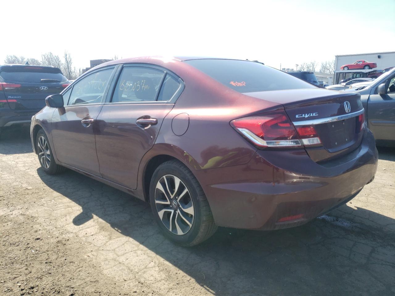 Zdjęcie 3 z aukcji – 2015 HONDA CIVIC EX z VIN 2HGFB2F83FH503797