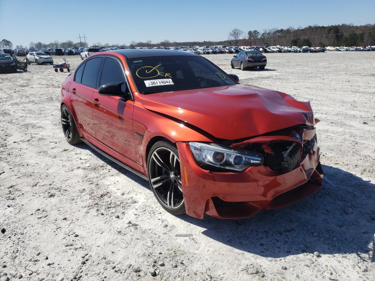 BMW M3 2017 with VIN WBS8M9C58H5G83501 - Photo from auction