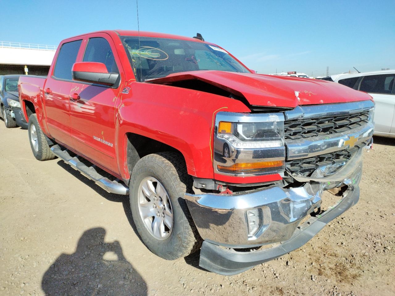 CHEVROLET SILVERADO 2018 with VIN 3GCPCREC1JG574004 - Photo from auction
