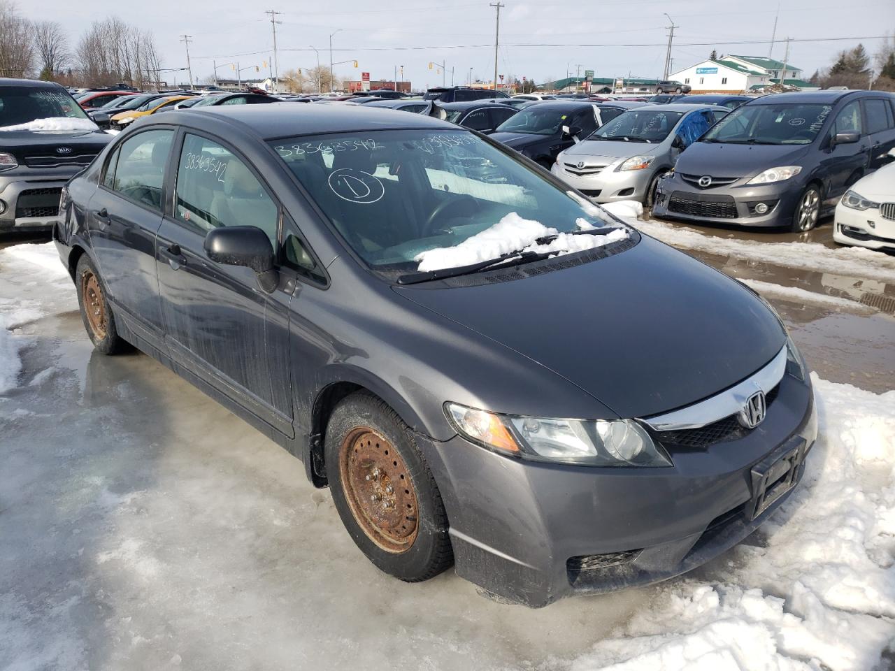 Photo 1 from auction – 2011 HONDA CIVIC DX-G with VIN 2HGFA1E45BH009902