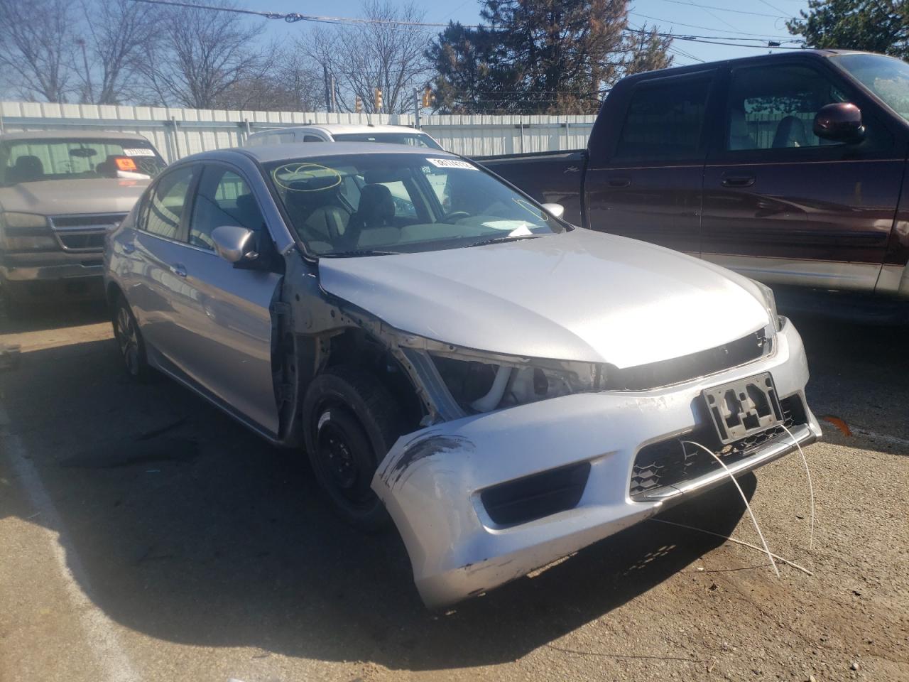 HONDA ACCORD LX 2014 with VIN 1HGCR2E32EA091972 - Photo from auction