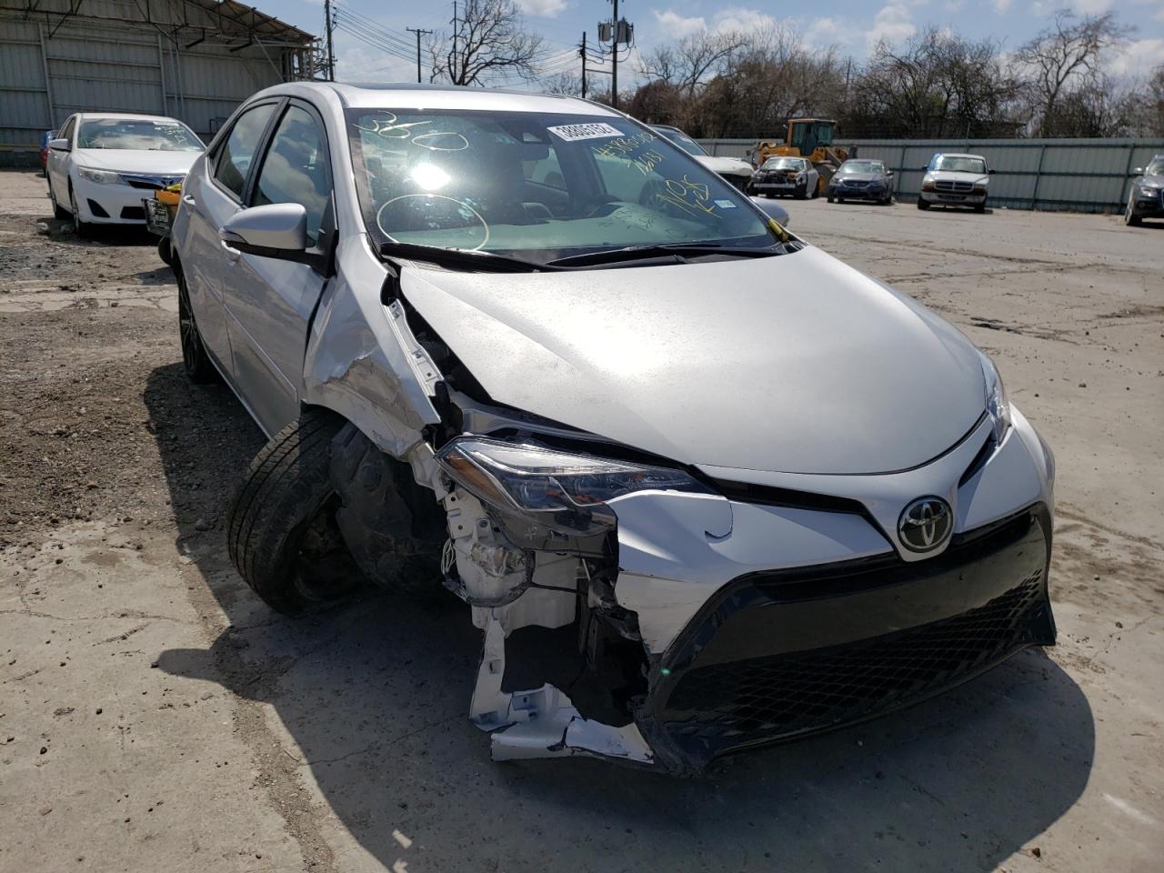 TOYOTA COROLLA L 2018 with VIN 5YFBURHE6JP766131 - Photo from auction