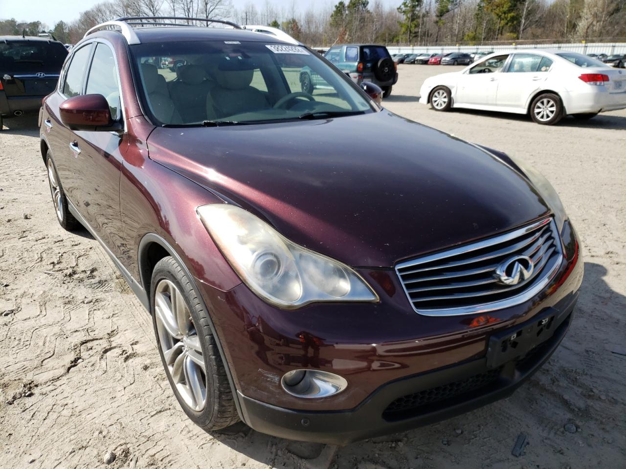 INFINITI EX35 BASE 2011 with VIN JN1AJ0HR3BM850417 - Photo from auction