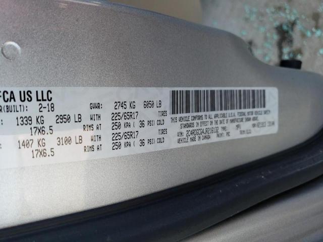 Photo 10 from auction – 2018 DODGE GRAND CARA with VIN 2C4RDGCG4JR216132
