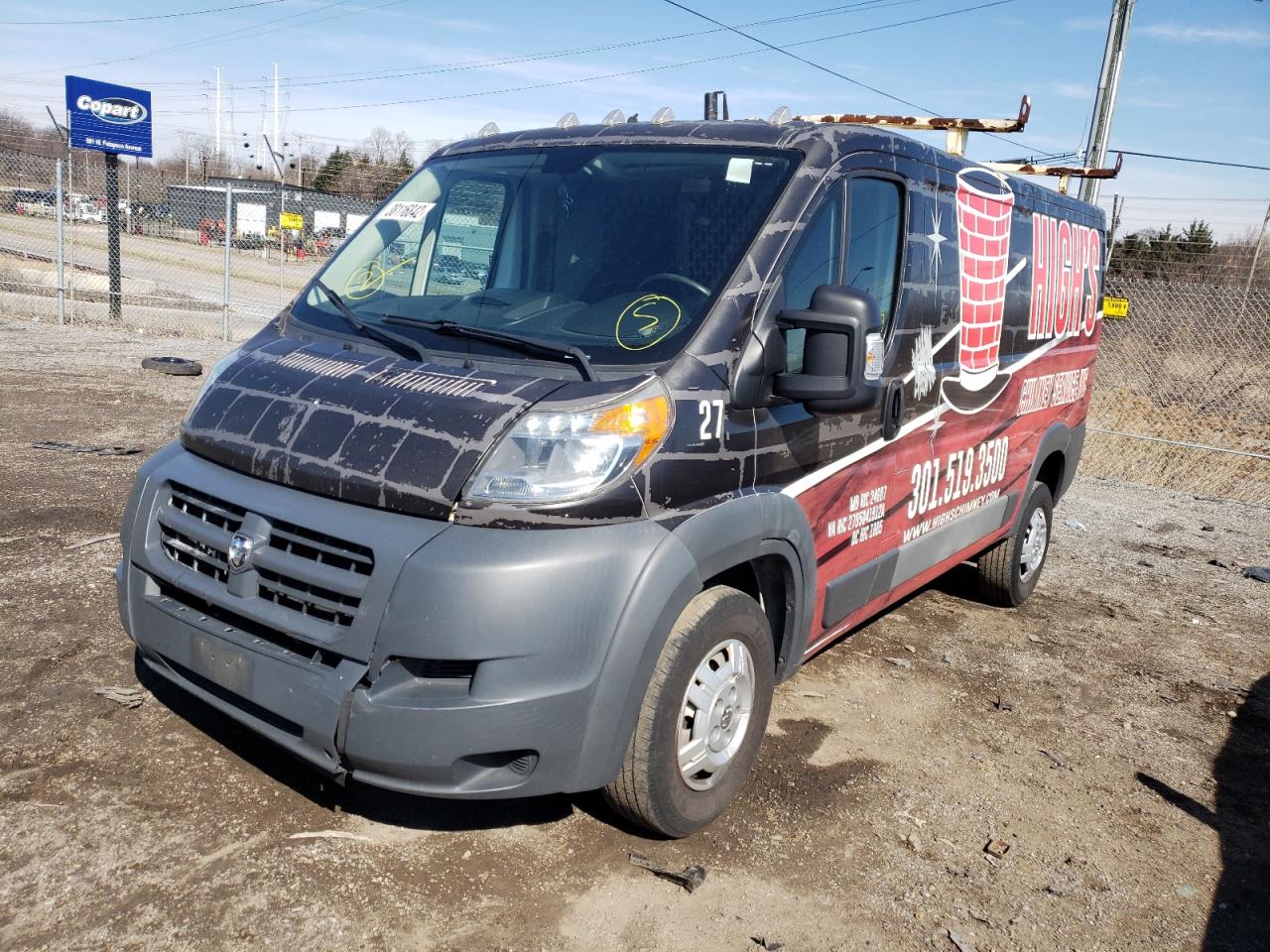 Photo 2 from auction – 2016 RAM PROMASTER with VIN 3C6TRVAG4GE119187