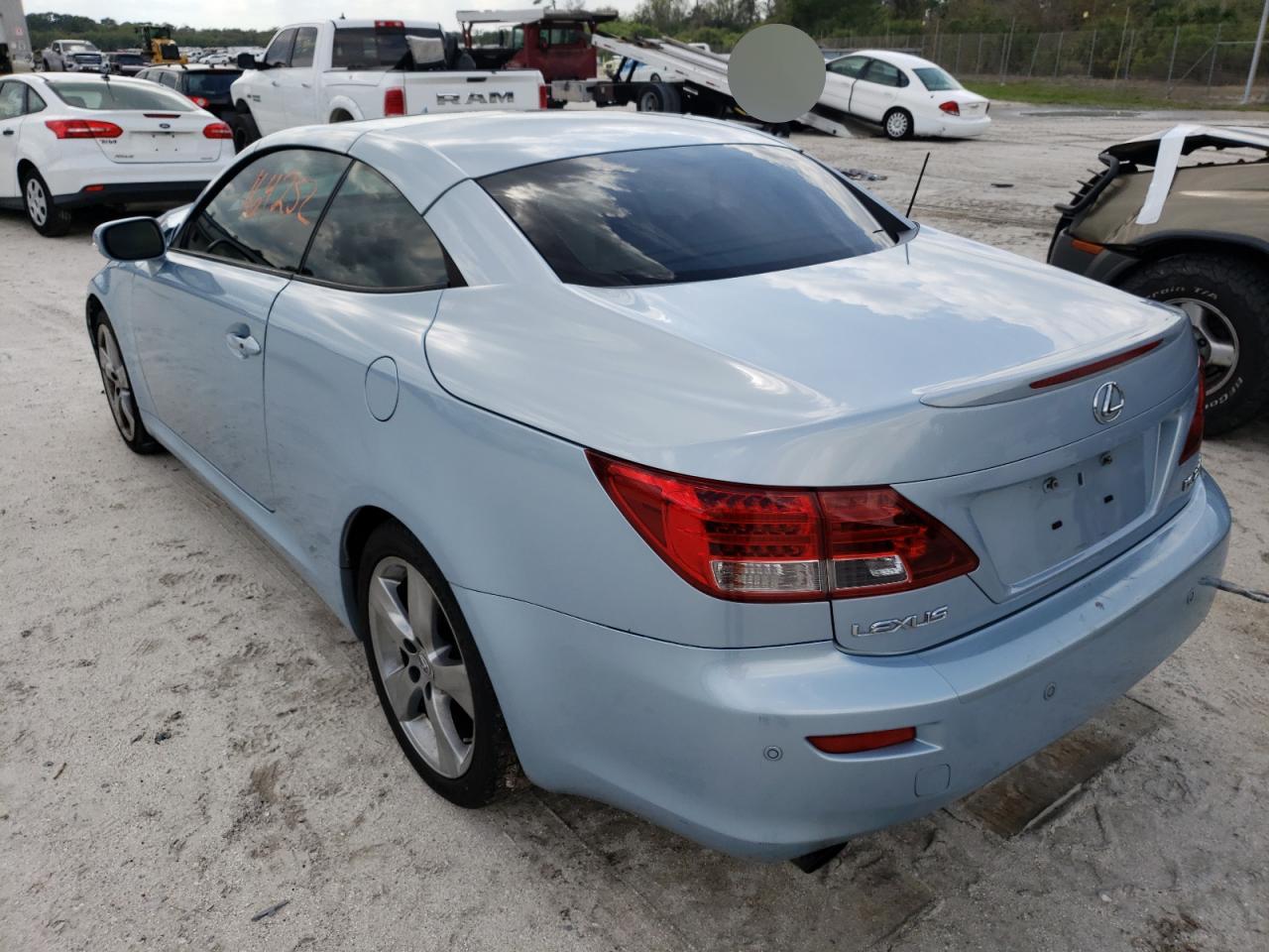 Photo 3 from auction – 2010 LEXUS IS 250 with VIN JTHFF2C27A2514272