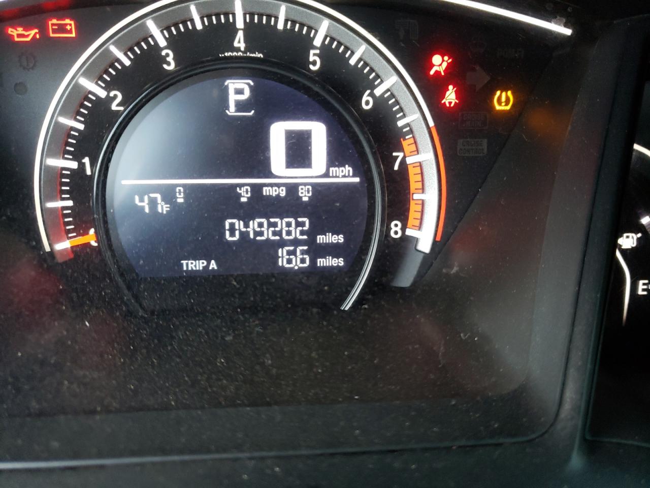 Photo 8 from auction – 2016 HONDA CIVIC LX with VIN 19XFC2F50GE247729