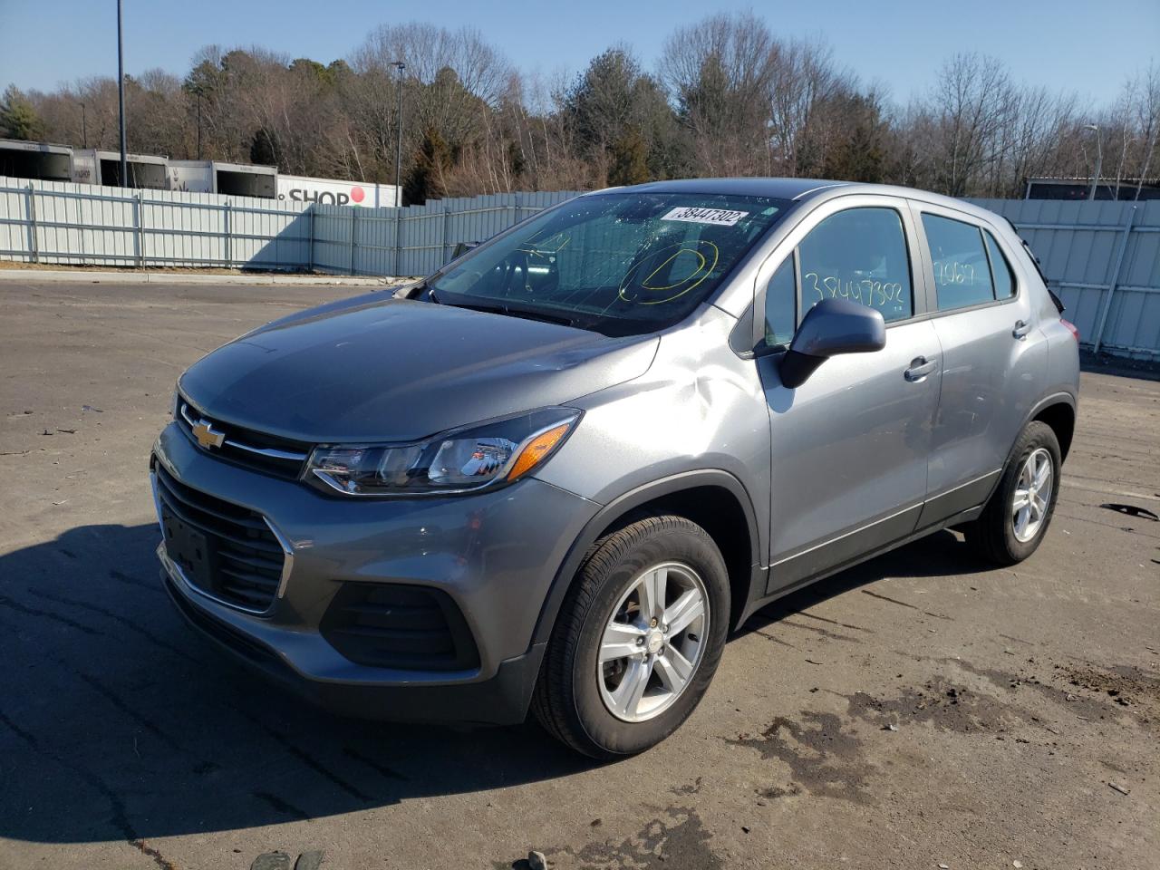 Photo 2 from auction – 2020 CHEVROLET TRAX LS with VIN 3GNCJNSB6LL134340
