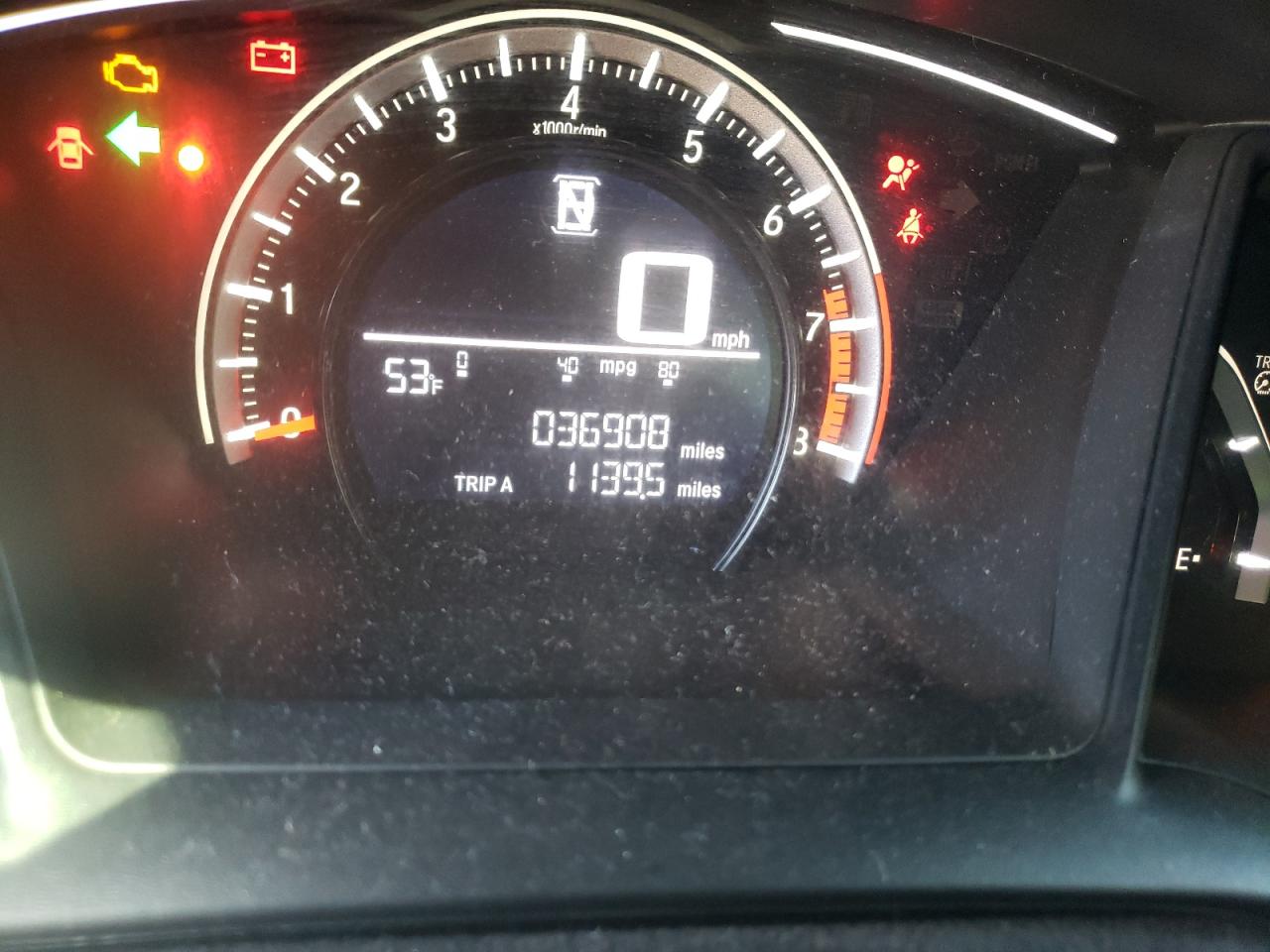 Photo 8 from auction – 2017 HONDA CIVIC LX with VIN 2HGFC4B07HH307132