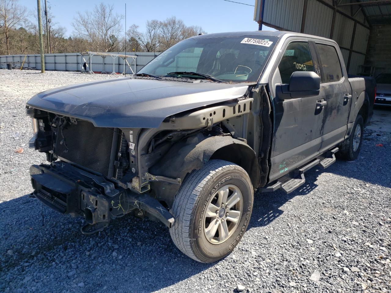Photo 2 from auction – 2018 FORD F150 SUPER with VIN 1FTEW1EG5JFD16394