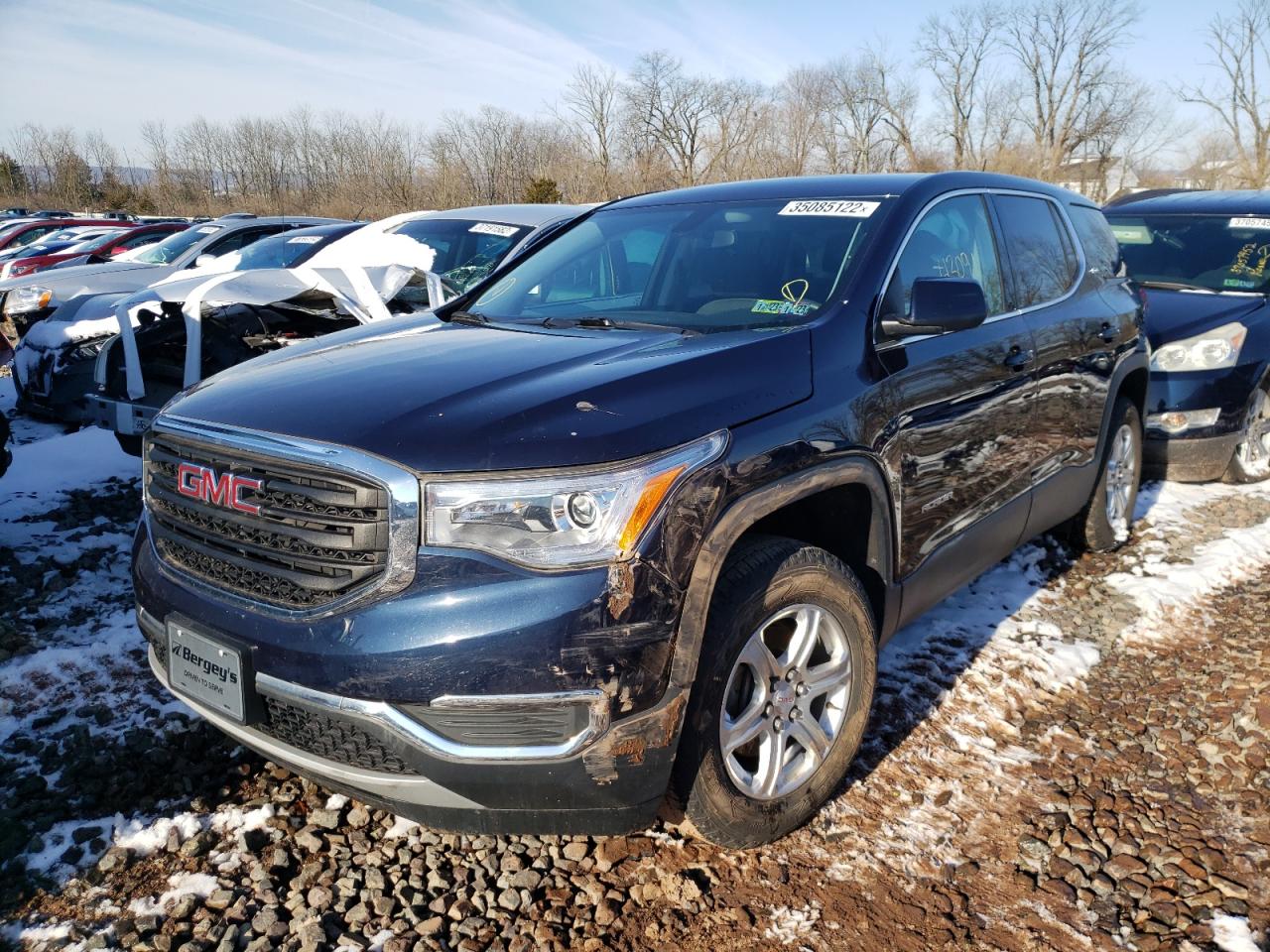 Photo 2 from auction – 2017 GMC ACADIA SLE with VIN 1GKKNKLA4HZ242960