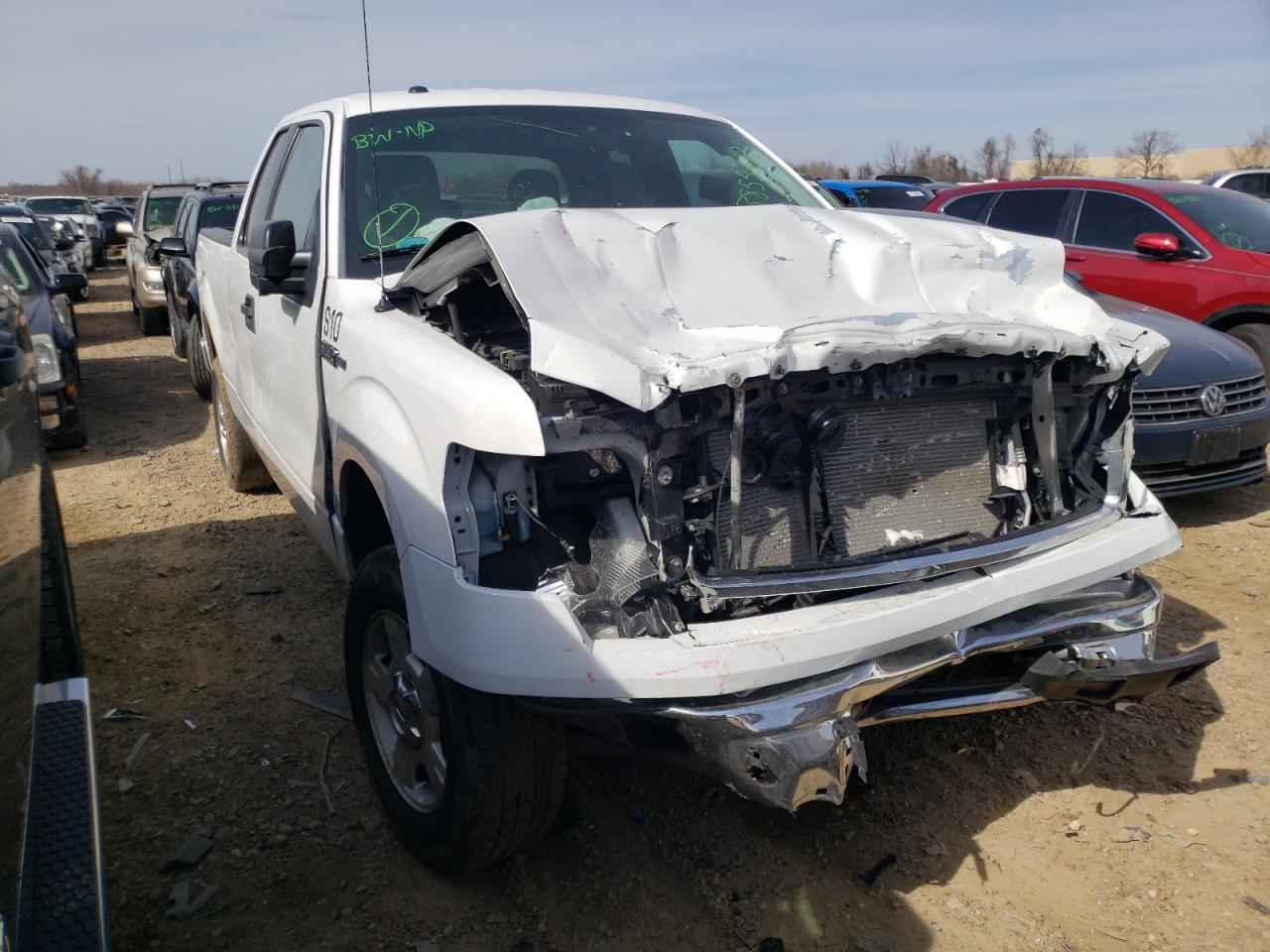 FORD F150 SUPER 2014 with VIN 1FTFX1ET6EFB18668 - Photo from auction