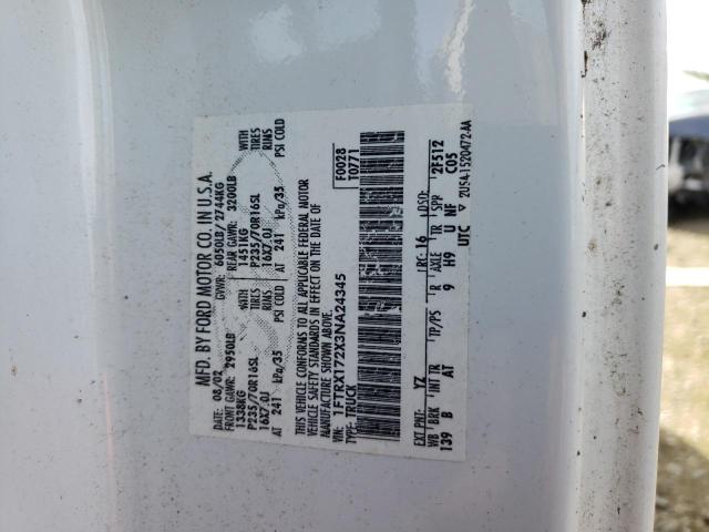 Photo 10 from auction – 2003 FORD F150 with VIN 1FTRX172X3NA24345