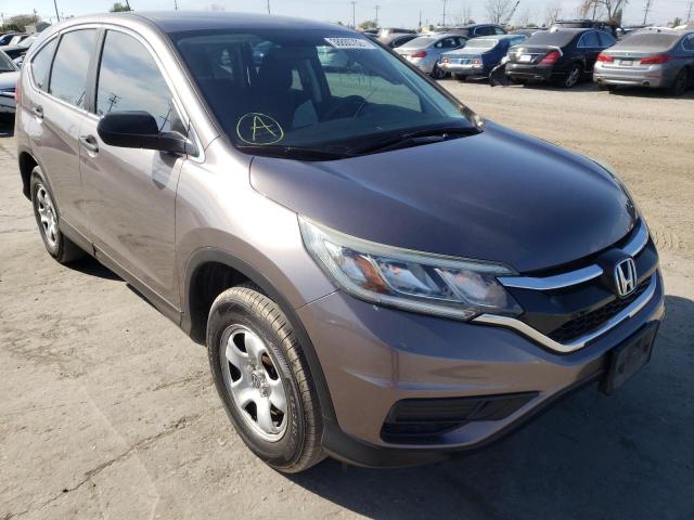 HONDA CR-V LX 2015 with VIN 3CZRM3H33FG709693 - Photo from auction
