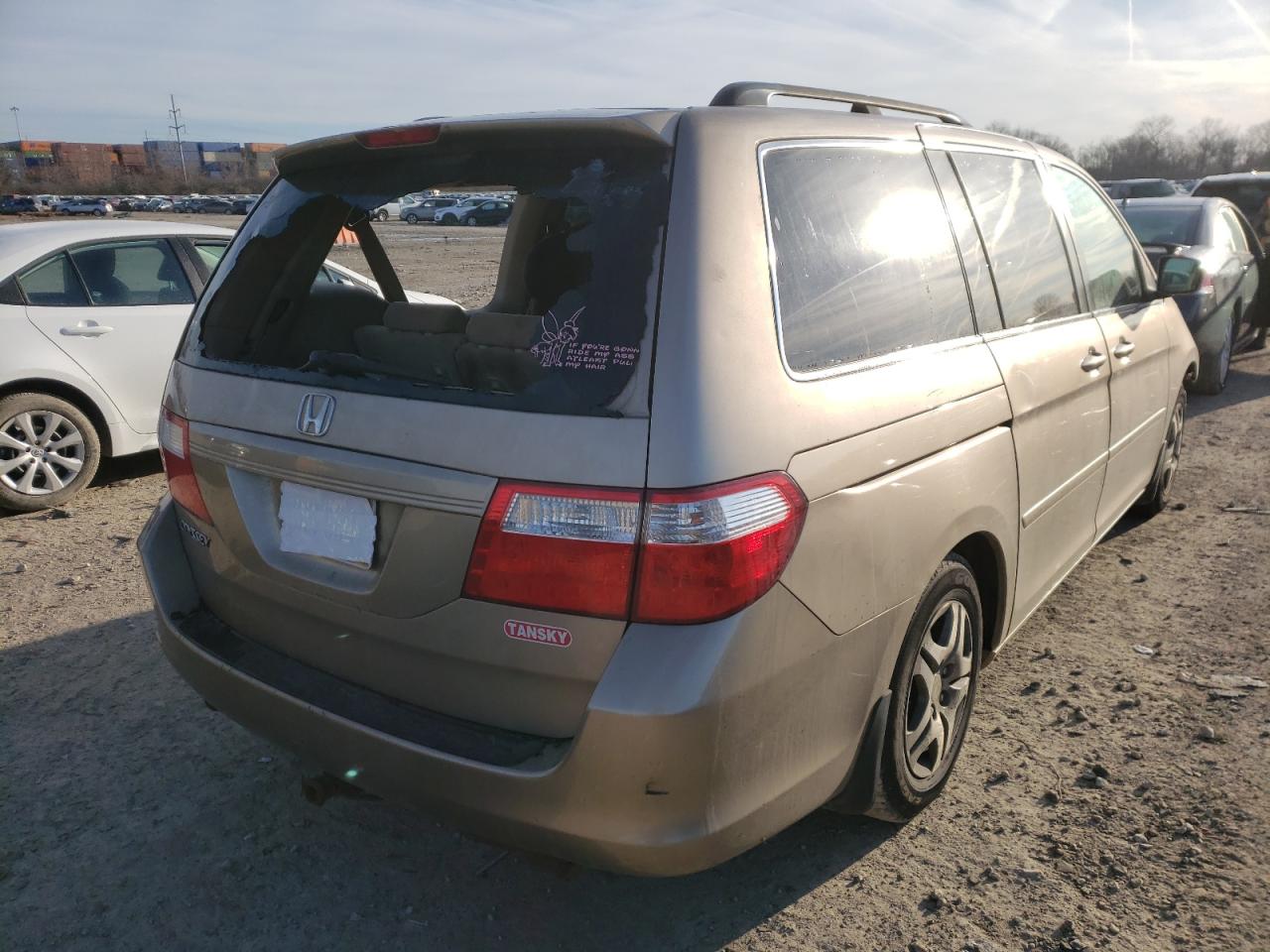 Photo 4 from auction – 2007 HONDA ODYSSEY EX with VIN 5FNRL38427B416408