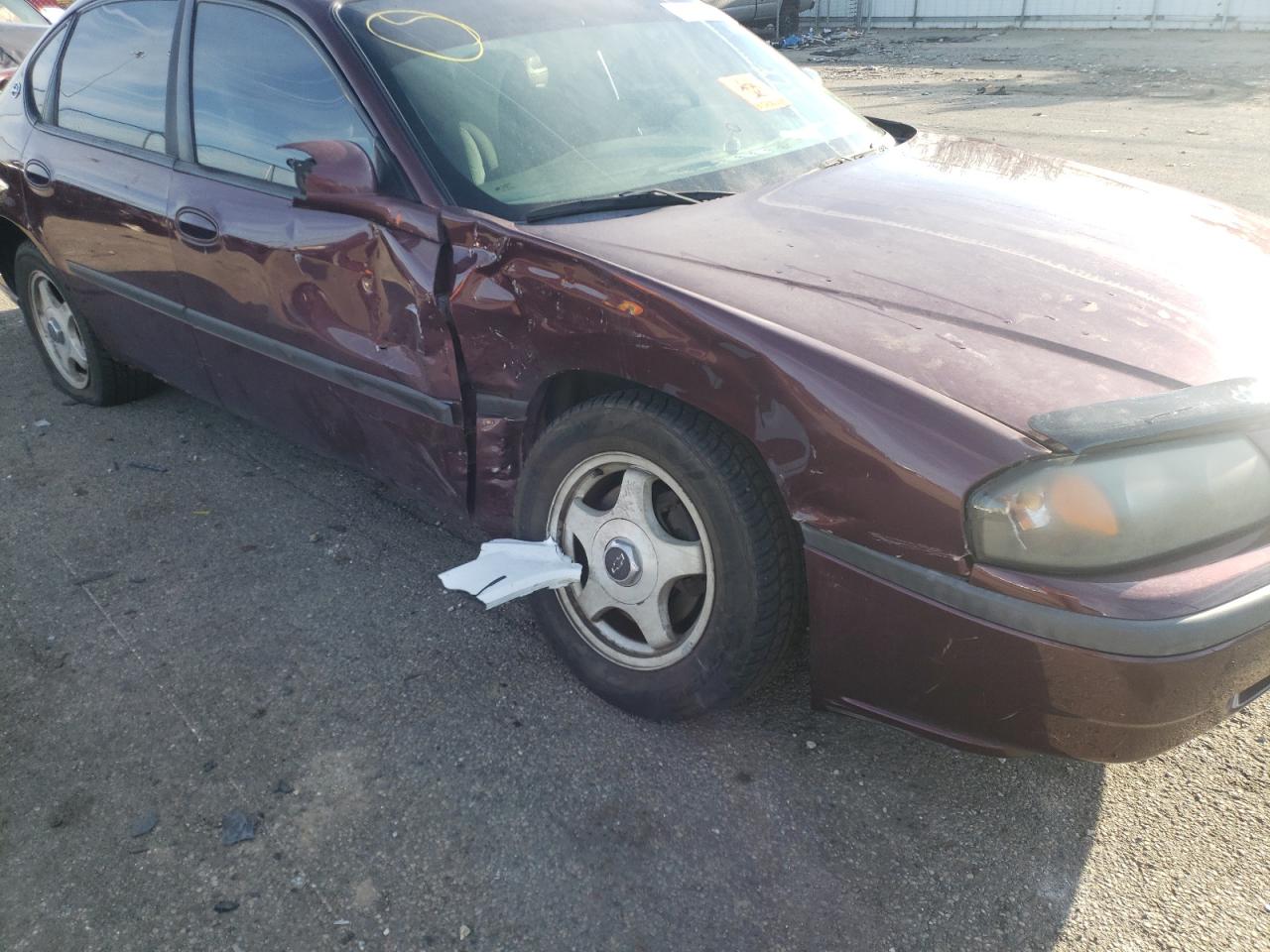 Photo 9 from auction – 2004 CHEVROLET IMPALA with VIN 2G1WF52E249203751