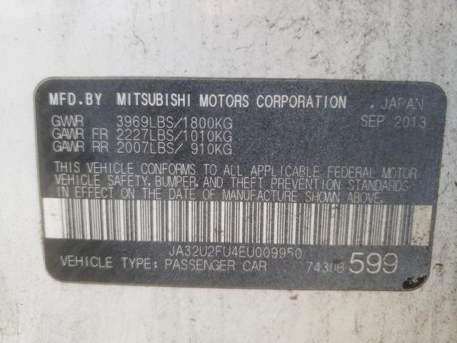 Photo 10 from auction – 2014 MITSUBISHI LANCER ES/ with VIN JA32U2FU4EU009950