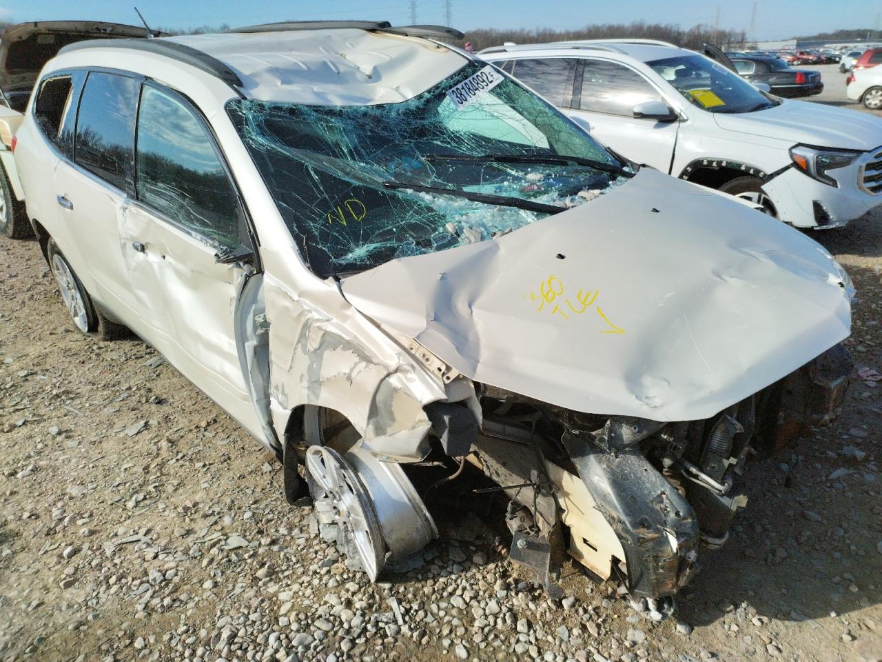 Photo 9 from auction – 2012 CHEVROLET TRAVERSE L with VIN 1GNKRJEDXCJ347602