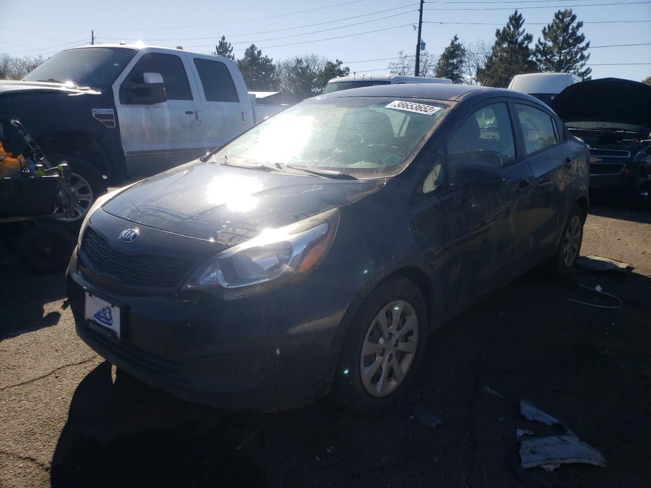 Photo 2 from auction – 2014 KIA RIO LX with VIN KNADM4A39E6411081