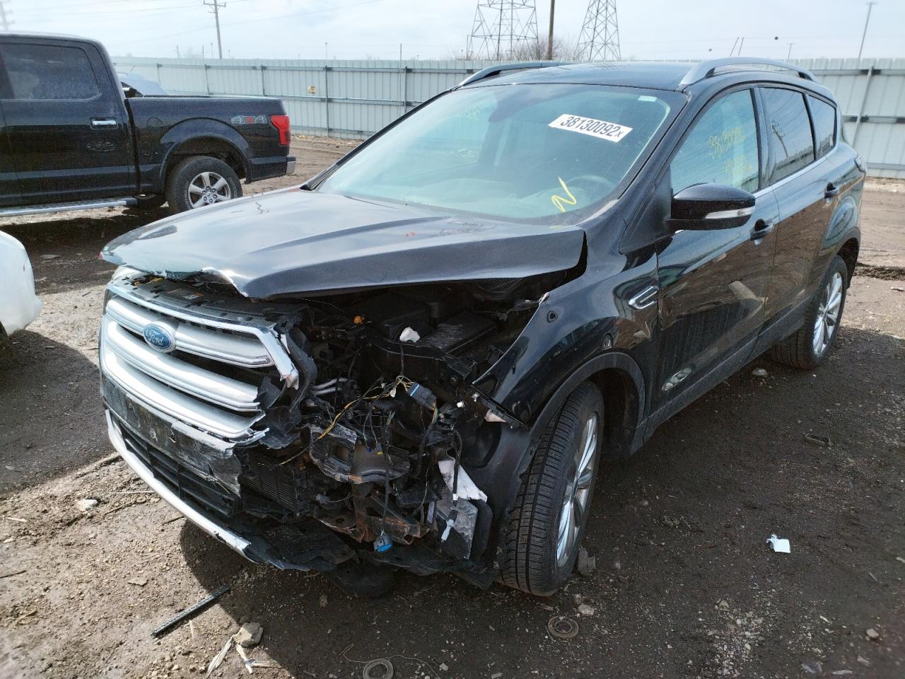 Photo 2 from auction – 2017 FORD ESCAPE TIT with VIN 1FMCU9JD7HUE44211