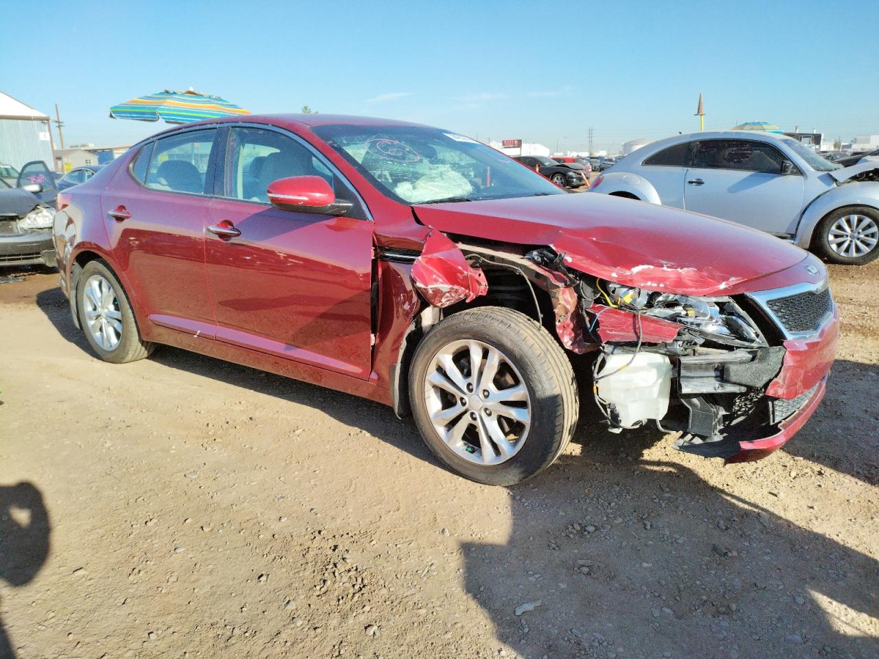 KIA OPTIMA LX 2013 with VIN 5XXGM4A79DG225818 - Photo from auction