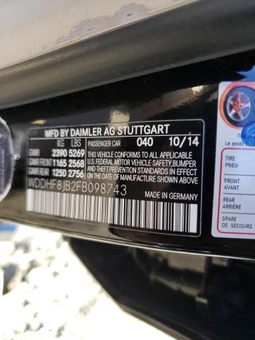 Photo 10 from auction – 2015 MERCEDES-BENZ E 350 4MAT with VIN WDDHF8JB2FB098743