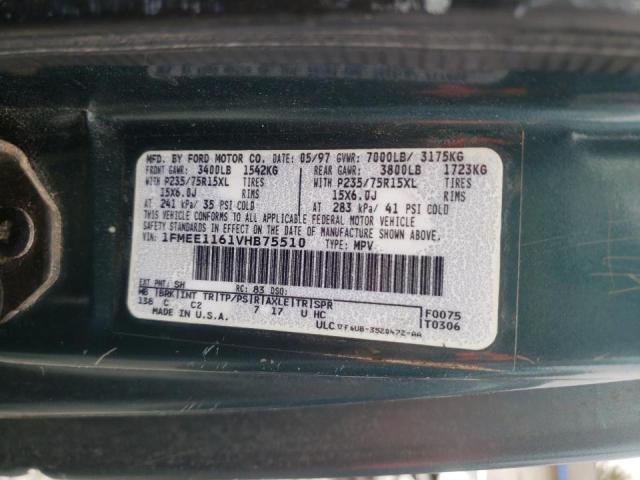 Photo 10 from auction – 1997 FORD ECONOLINE with VIN 1FMEE1161VHB75510