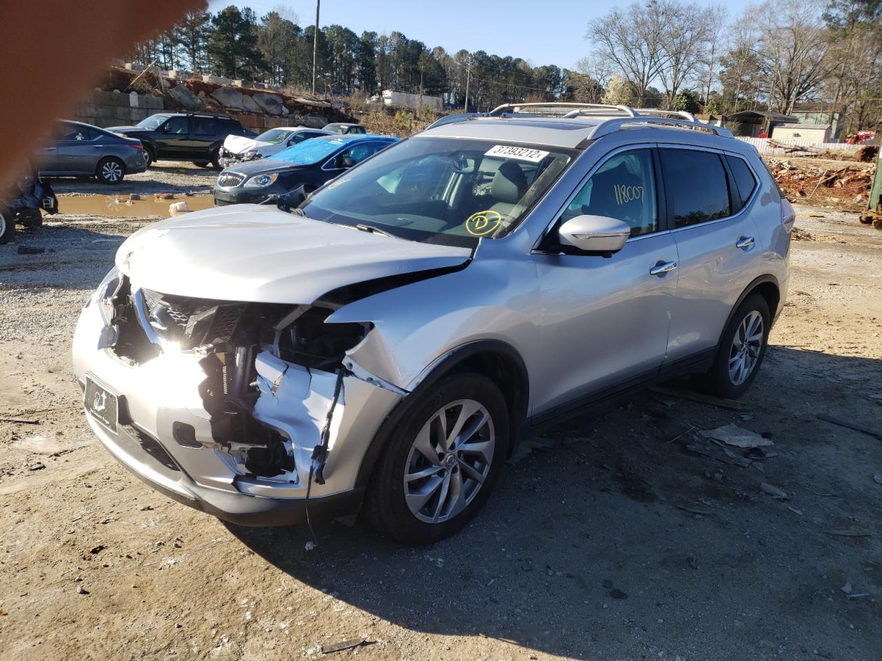 Photo 2 from auction – 2015 NISSAN ROGUE S with VIN 5N1AT2MT1FC756855