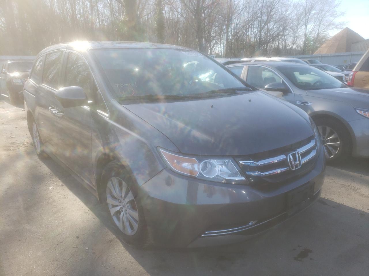 Photo 1 from auction – 2015 HONDA ODYSSEY EX with VIN 5FNRL5H61FB090130