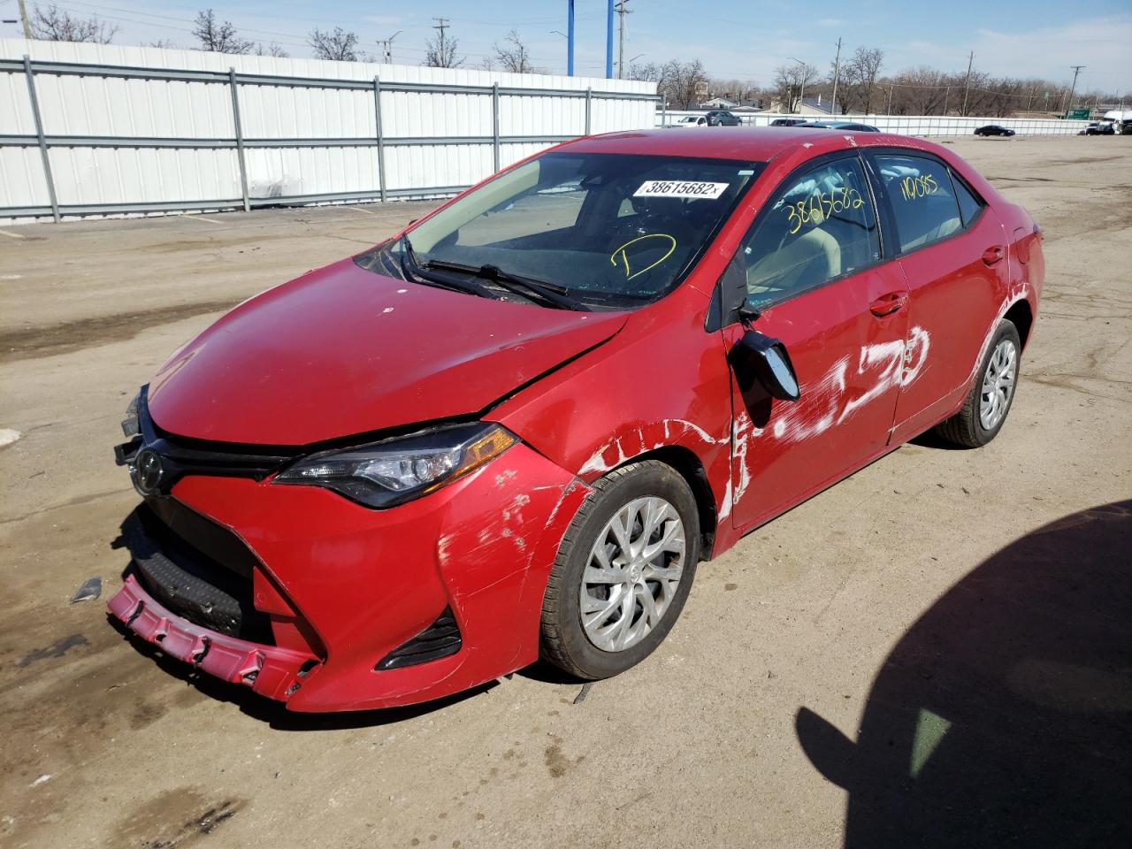 Photo 2 from auction – 2017 TOYOTA COROLLA L with VIN 5YFBURHEXHP643460