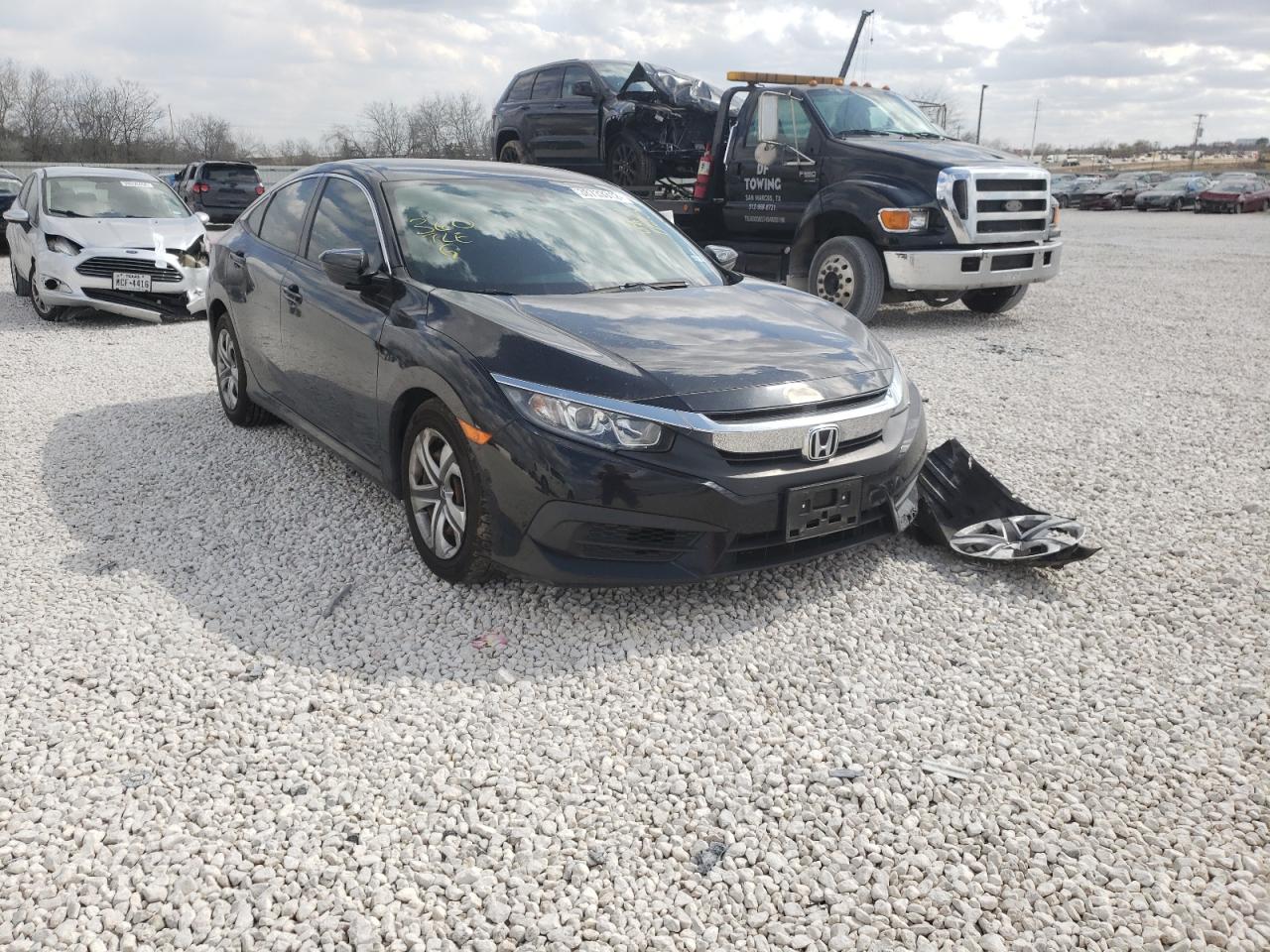 HONDA CIVIC LX 2016 with VIN 19XFC2F53GE087023 - Photo from auction