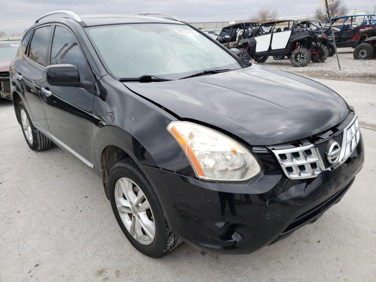 NISSAN ROGUE S 2013 with VIN JN8AS5MT0DW523235 - Photo from auction