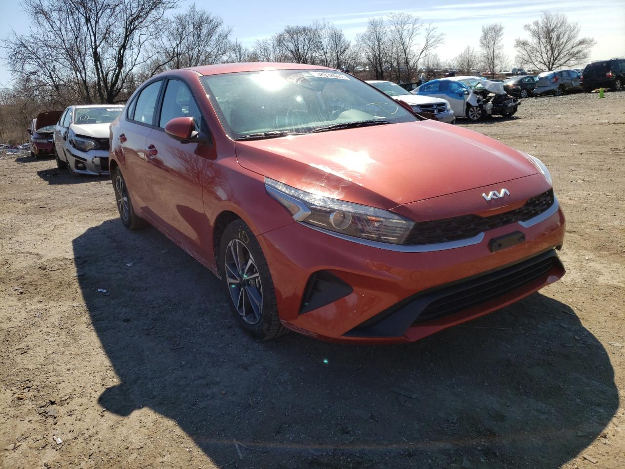 KIA FORTE FE 2022 with VIN 3KPF24AD2NE437834 - Photo from auction