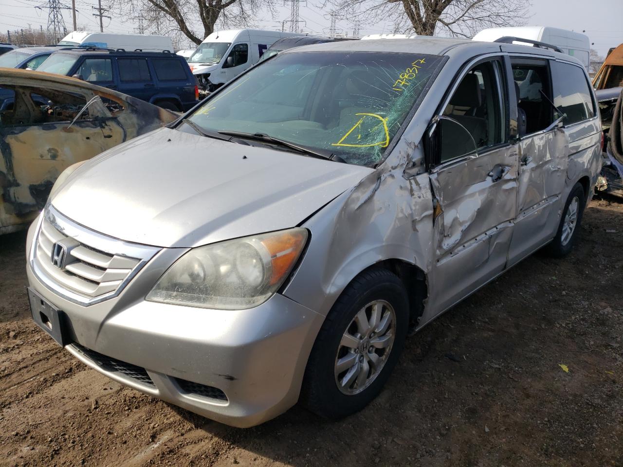 Photo 2 from auction – 2008 HONDA ODYSSEY EX with VIN 5FNRL38478B082281