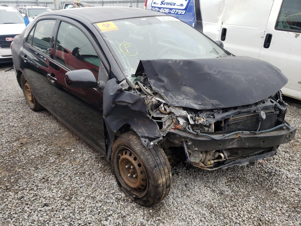 TOYOTA YARIS 2011 with VIN JTDBT4K36B1402634 - Photo from auction