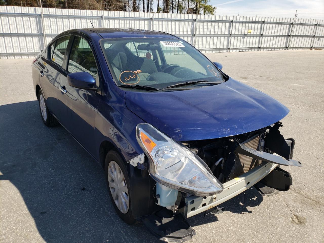 NISSAN VERSA S 2019 with VIN 3N1CN7AP5KL851366 - Photo from auction