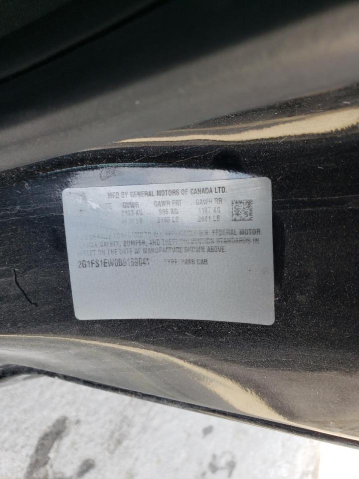 Photo 10 from auction – 2011 CHEVROLET CAMARO SS with VIN 2G1FS1EW0B9169041