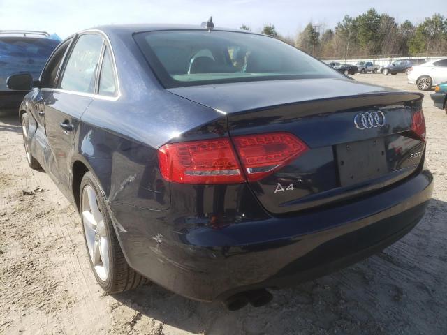 Photo 3 from auction – 2011 AUDI A4 PREMIUM with VIN WAUEFAFLXBN022814