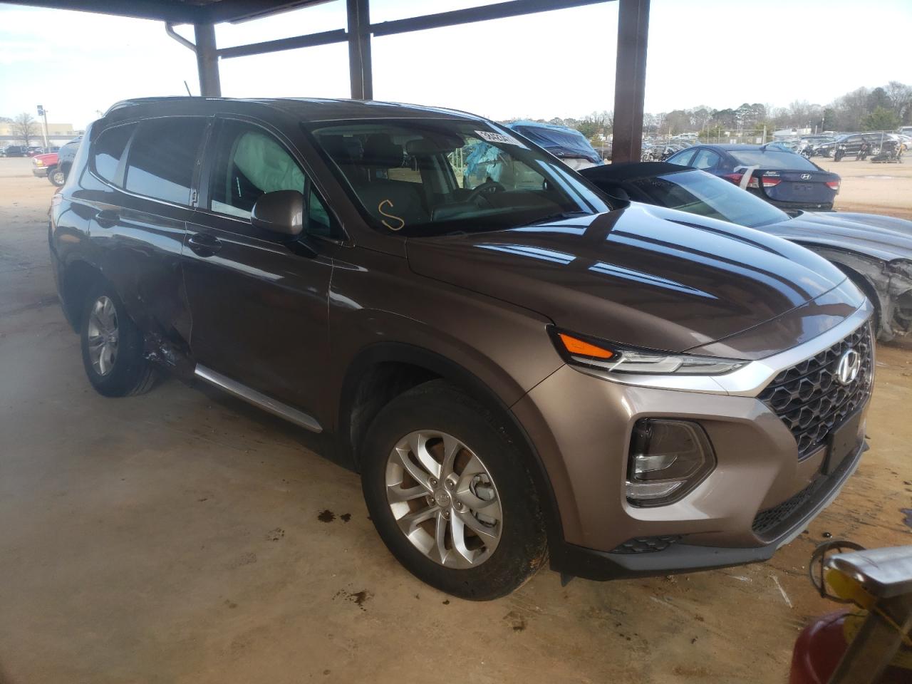HYUNDAI SANTA FE S 2019 with VIN 5NMS2CAD7KH090787 - Photo from auction