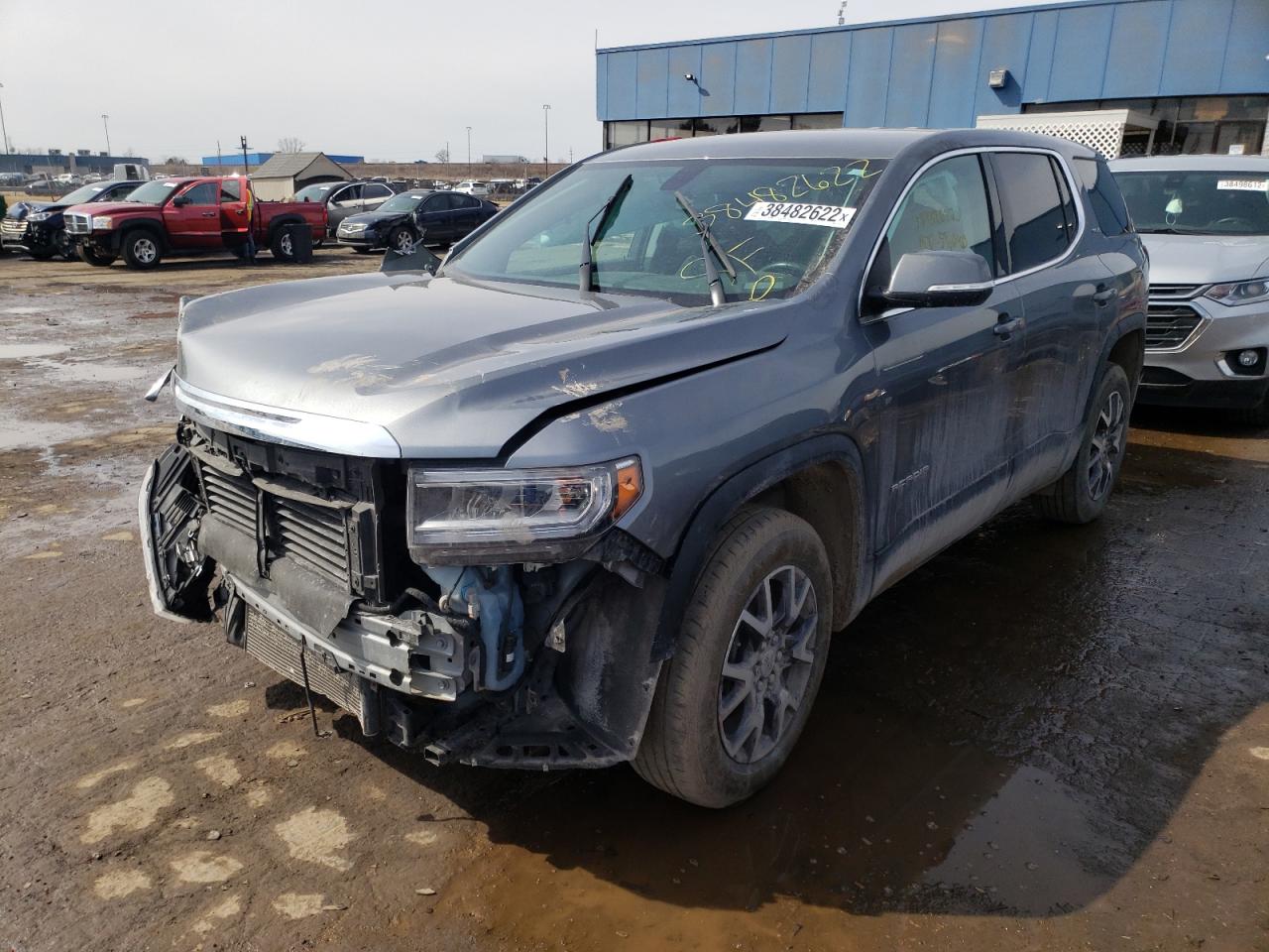 Photo 2 from auction – 2020 GMC ACADIA SLE with VIN 1GKKNKLS0LZ151394